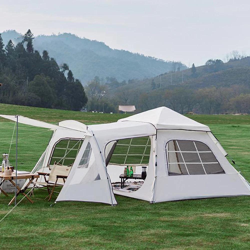 야외 휴대용 캠핑 텐트, 메쉬 창 문짝, 낚시, 하이킹, 햇빛 쉘터, 피크닉 텐트, 자동 퀵 오픈 텐트